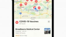 Apple COVID-19 vaccine finder 