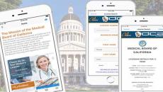 Calfornia's doctor license status app