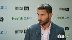 Chris Pesce talks to himss tv at health 2.0 conference