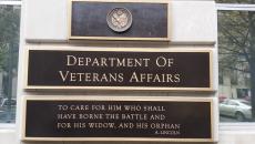 Department of Veteran's Affairs sign