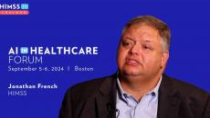 Jonathan French at HIMSS_AI in Healthcare Forum 2024