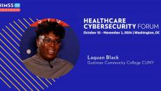 Laquan Black at Guttman Community College CUNY_Healthcare Cybersecurity Forum 2024