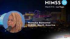 Natasha Ramontal at HIMSS_Las Vegas skyline Photo by halbergman/E+/Getty Images