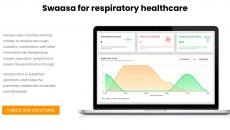 A desktop view of Swaasa AI platform by Salcit Technologies