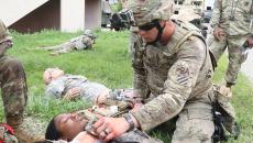 US Army triage training