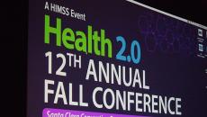 health 2.0 conference sign