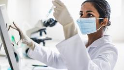 Technician working in a lab