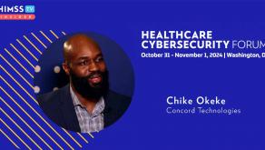 Chike Okeke at Concord Technologies_Healthcare Cybersecurity Forum 2024