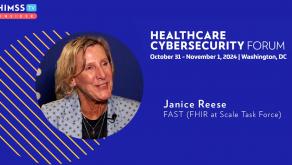 Janice Reese at FAST_Healthcare Cybersecurity Forum 2024