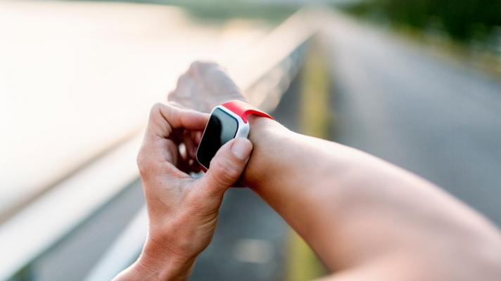 Close-up of smart watch