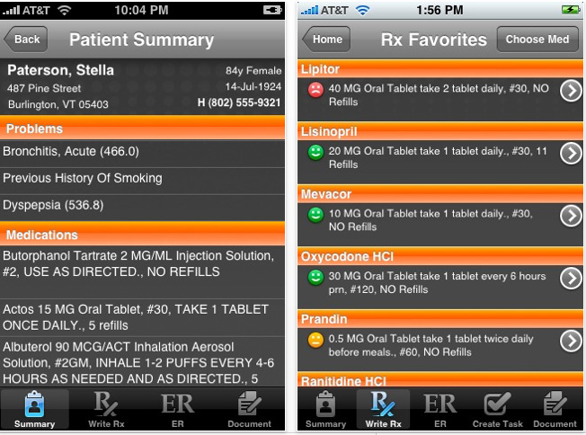 Allscripts Remote Access iPhone app