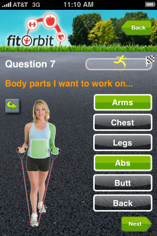 FitOrbit iPhone app