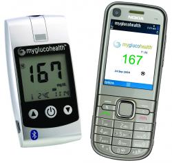 Entra Health Systems MyGlucoHealth Wireless meter Nokia