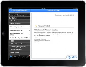 QxMD iPad Calculate