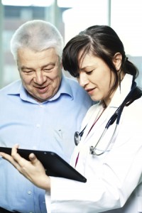 Female Doctor with Tablet