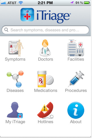 iTriage, a popular medical app