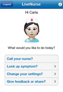 GreatCall LiveNurse iPhone app