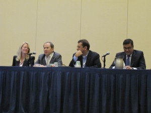 (Left to Right) Penelope Hughes, Andrew Litt, Rohit Nayak, and Omar Hussein