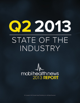 State of the Industry: Mobile Health Q2 2013