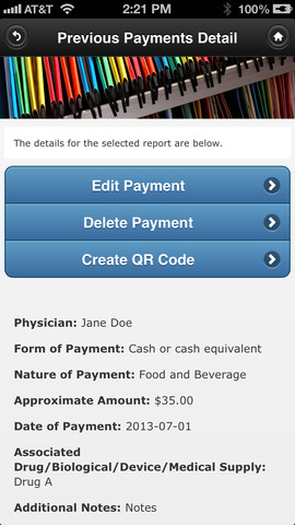 CMS Open Payments App