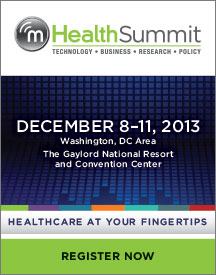 2013 mHealth Summit December 8 - 11, Washington DC area