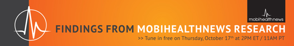 Webinar: Findings from MobiHealthNews Research // Tune in Thursday, October 17th