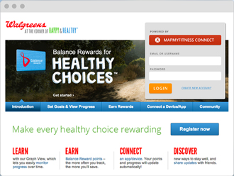 MapMyFitness Connect with Walgreens