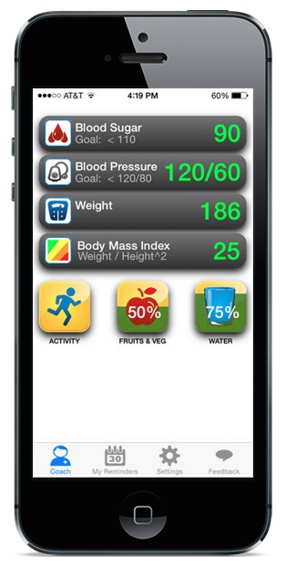 The Personal Medicine+ app.