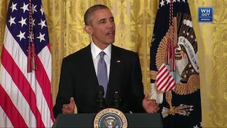 President Obama addresses the White House Conference on Aging.