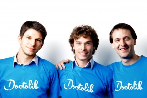  Stanislas Niox-Chateau, Ivan Schneider and Jessy Bernal, the founders of DoctoLib.